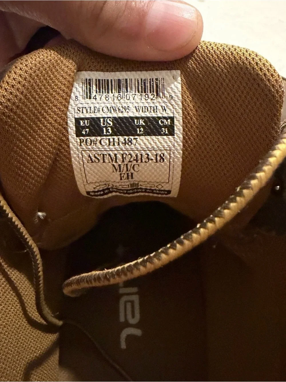 MEN'S CARHARTT CMW6095 WEDGE 6